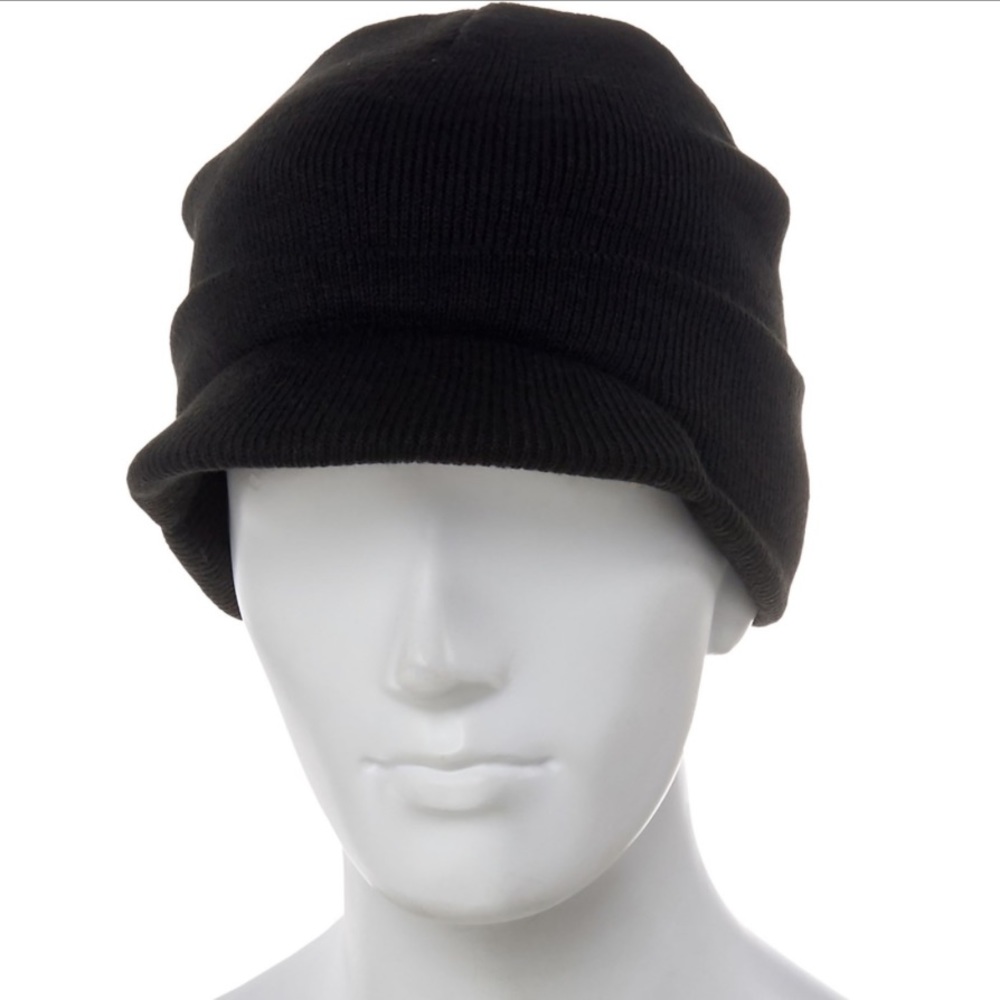🛑CLEARANCE‼️ Jacob Ash Rib-Knit Brim Hat